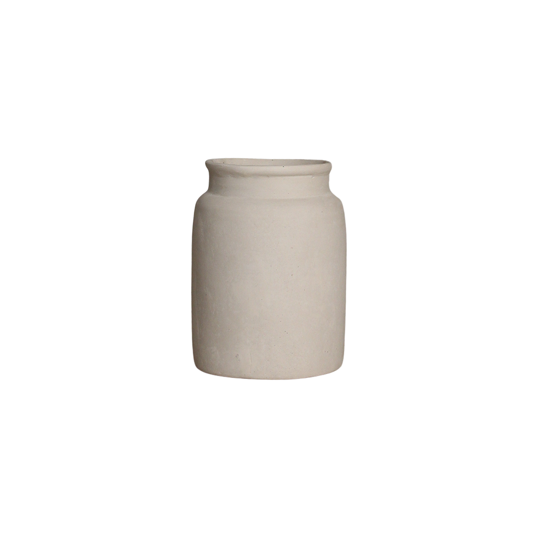 Raw Materials Amsterdam Decoratieve Vaas Mandore M | Krijt | 22x22x31 cm