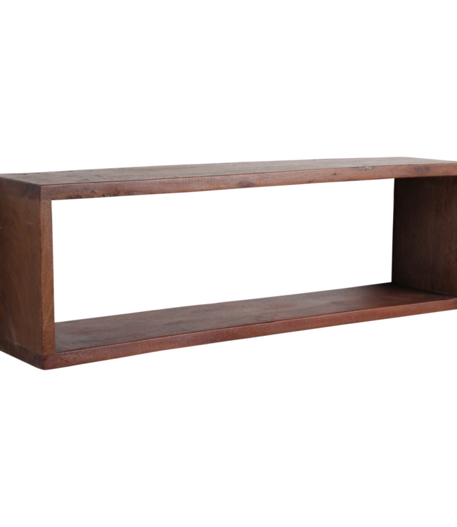 Factory Wandplank Box - FSC-gerecycled hout - 70x15x22 cm
