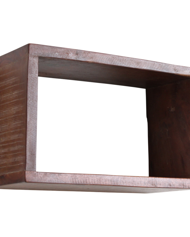 Raw Materials Amsterdam Factory Open Wandplank | Rechthoek | Hout | 70x15x22 cm