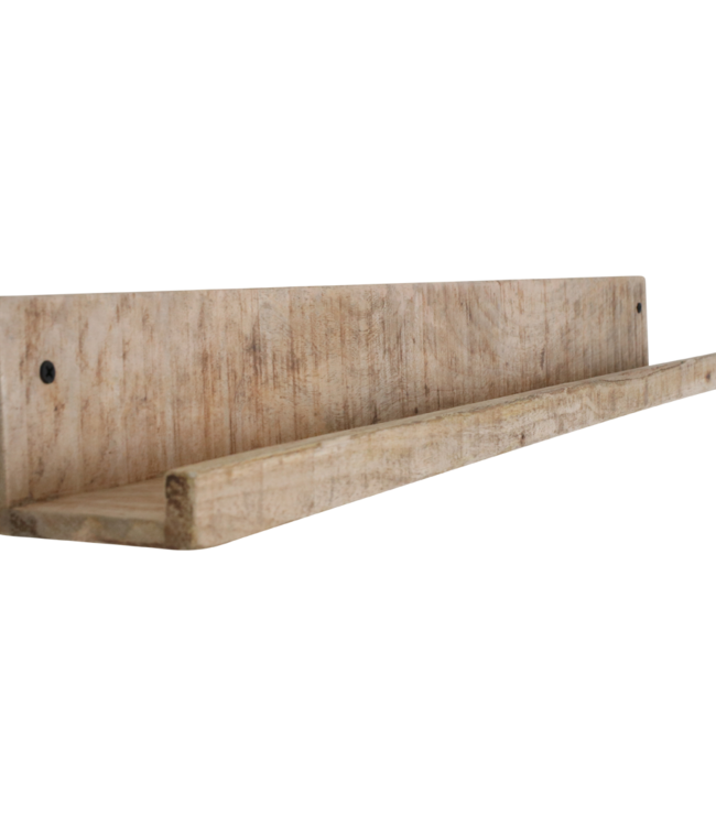 Raw Materials Amsterdam Wandplank/Fotolijstplank | Mangohout | 75x8x8 cm