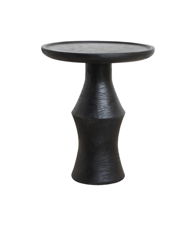 Raw Materials Amsterdam Nero Bijzettafel Twilight | Teakhout | Zwart | 50x50x60 cm