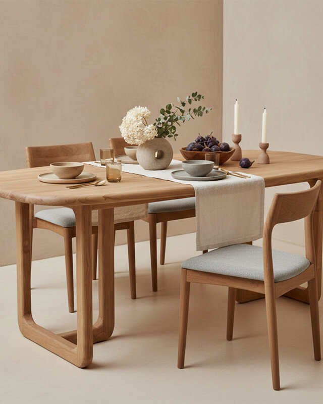Raw Materials Amsterdam Invierno Eettafel | Teakhout | 240 cm