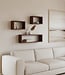 Raw Materials Amsterdam Factory Open Wandplank | Rechthoek | Hout | 70x15x22 cm