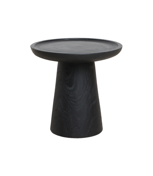 Raw Materials Amsterdam Nero Bijzettafel Dusk | Zwart | Teakhout | 40x40x40 cm