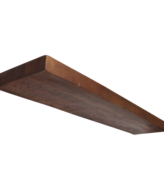 Factory zwevende wandplank - FSC-gerecycled hout - 80x18x3,8 cm
