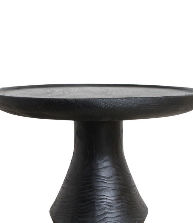 Raw Materials Amsterdam Nero Bijzettafel Twilight | Teakhout | Zwart | 50x50x60 cm