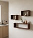 Raw Materials Amsterdam Factory Open Wandplank | Rechthoek | Hout | 70x15x22 cm