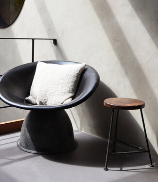 Raw Materials Amsterdam Factory Kruk/Bijzettafel | Hout | 29x29x48 cm