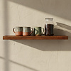 Factory Zwevende Wandplank | Hout | 80x18x3,8 cm