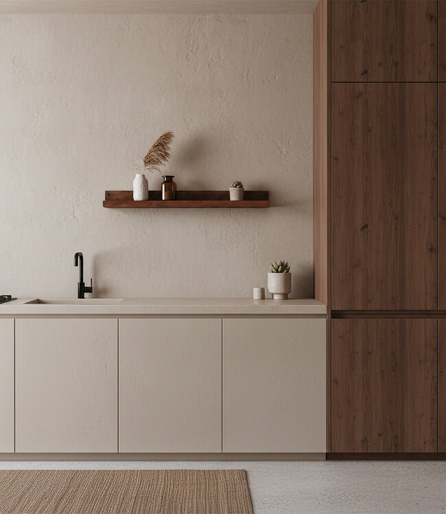 Factory wandplank - FSC-gerecycled hout - 75x8x8 cm