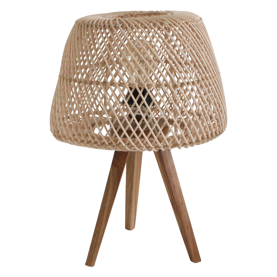 Raw Materials Amsterdam Maze Tafellamp | Rotan | 29x29x21 cm