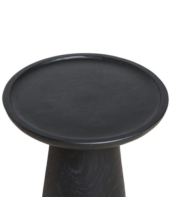 Raw Materials Amsterdam Nero Bijzettafel Dusk | Zwart | Teakhout | 40x40x40 cm