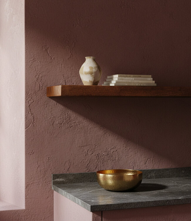 Raw Materials Amsterdam Factory Zwevende Wandplank | Hout | 80x18x3,8 cm