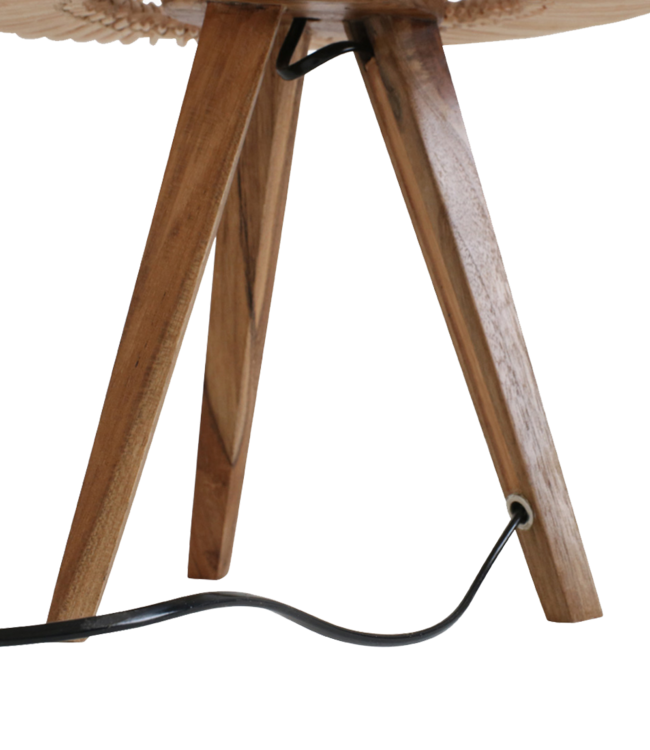 Raw Materials Amsterdam Maze Tafellamp | Rotan | 29x29x21 cm