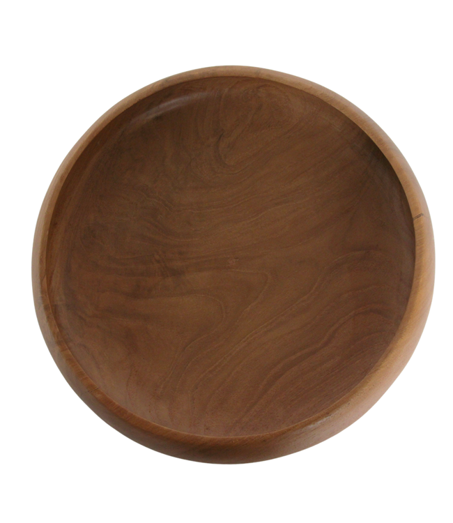 Teakhouten schaal medium - Ø 30 cm