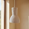 Krijt Hanglamp Moro | 15x15x21,5 cm
