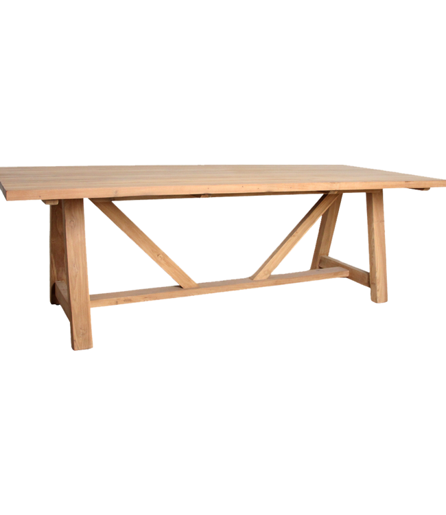 Raw Materials Amsterdam Soleado teakhouten tuintafel 200 cm