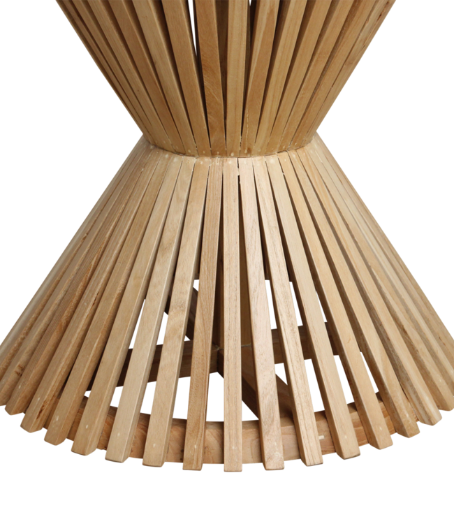 Raw Materials Amsterdam Infinity Marmeren Bijzettafel Hourglass | 46x46x50 cm