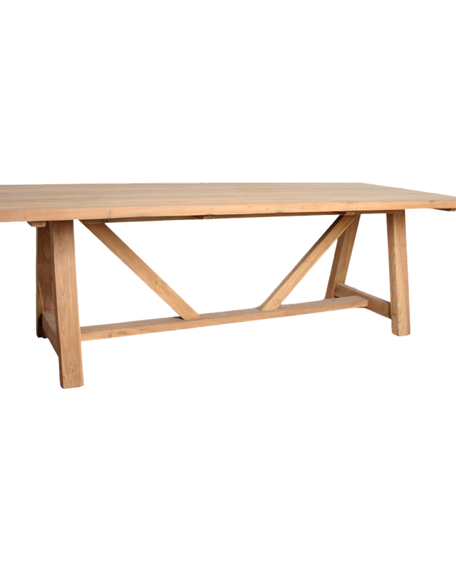 Raw Materials Amsterdam Tuintafel | Teakhout | Soleado | B100 x H75 x L240 cm