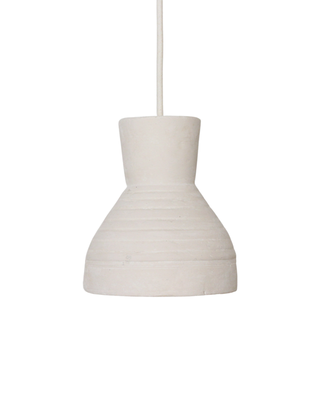 Raw Materials Amsterdam Chalk Hanglamp | Sukkur | 15 x 15 x 17,5 cm