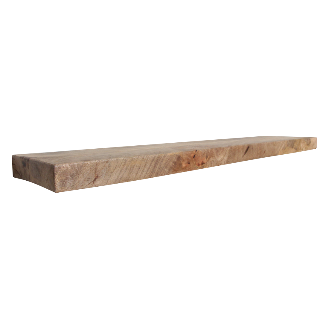 Raw Materials Amsterdam Zwevende Wandplank | Mangohout | 80 x 18 x 3,8 cm