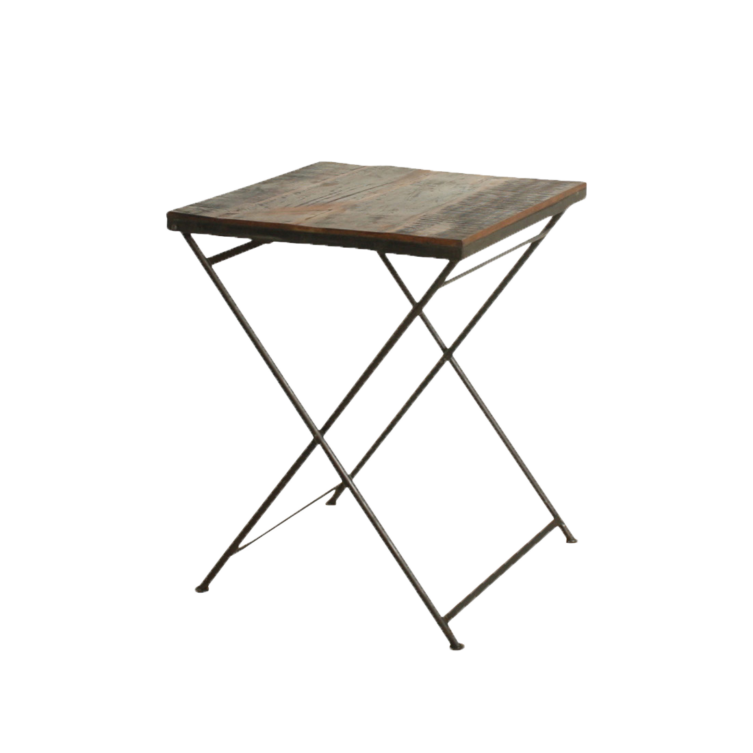 Raw Materials Amsterdam Opvouwbare tafel | Factory | Gerecycled Hout | B60 x H76 x L60 cm