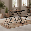 Opvouwbare tafel | Factory | Gerecycled Hout | B60 x H76 x L60 cm