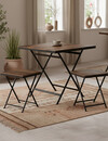 Raw Materials Amsterdam Opvouwbare tafel | Factory | Gerecycled Hout | B60 x H76 x L60 cm