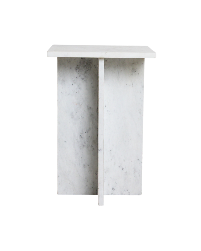 Raw Materials Amsterdam Bijzettafel | Beijing | Marmer | Wit