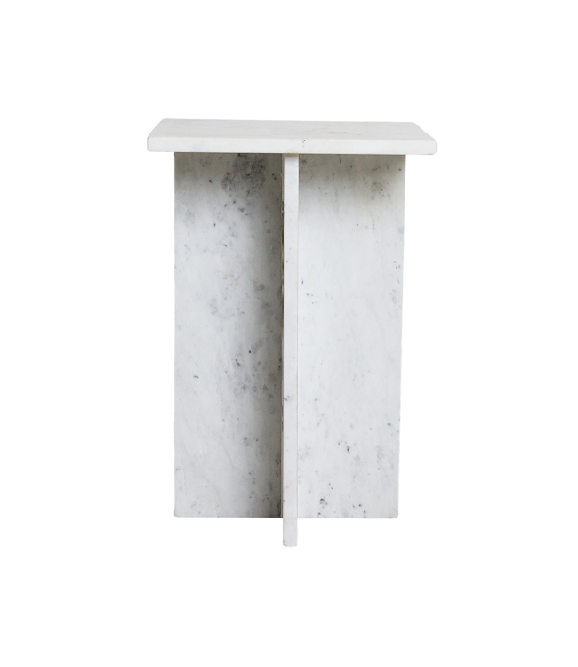 Raw Materials Amsterdam Bijzettafel | Beijing | Marmer | Wit