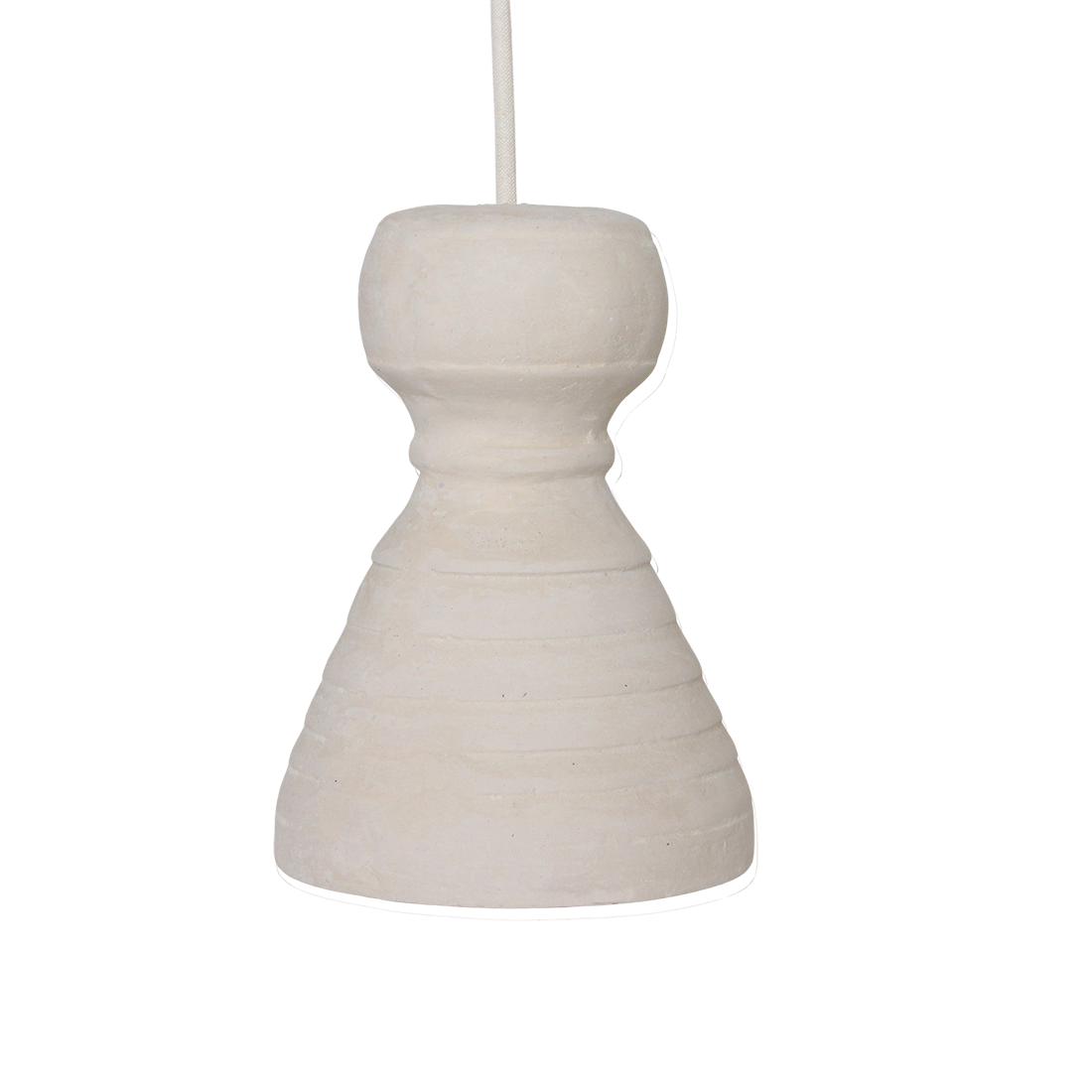 Raw Materials Amsterdam Krijt Hanglamp Kanoi | 15 x 15 x 20,5 cm