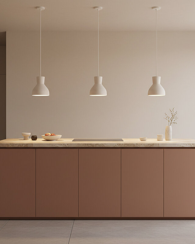 Raw Materials Amsterdam Chalk Hanglamp | Sukkur | 15 x 15 x 17,5 cm