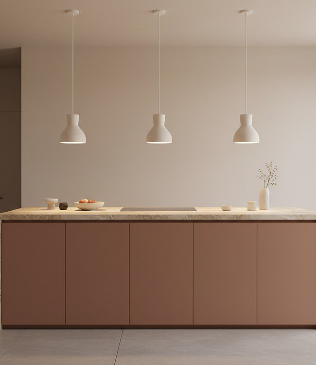 Raw Materials Amsterdam Chalk Hanglamp | Sukkur | 15 x 15 x 17,5 cm