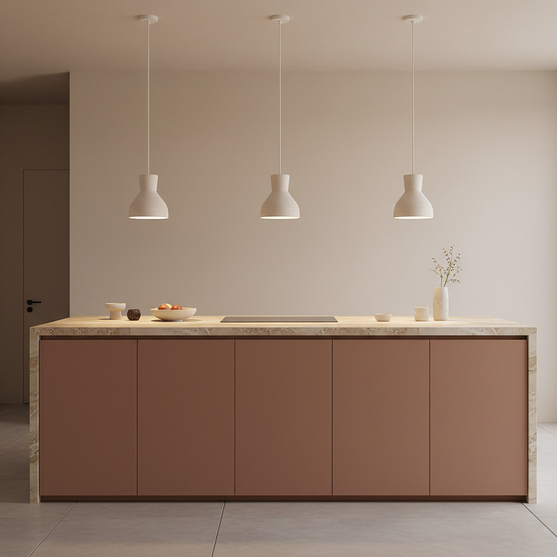 Raw Materials Amsterdam Chalk Hanglamp | Sukkur | 15 x 15 x 17,5 cm