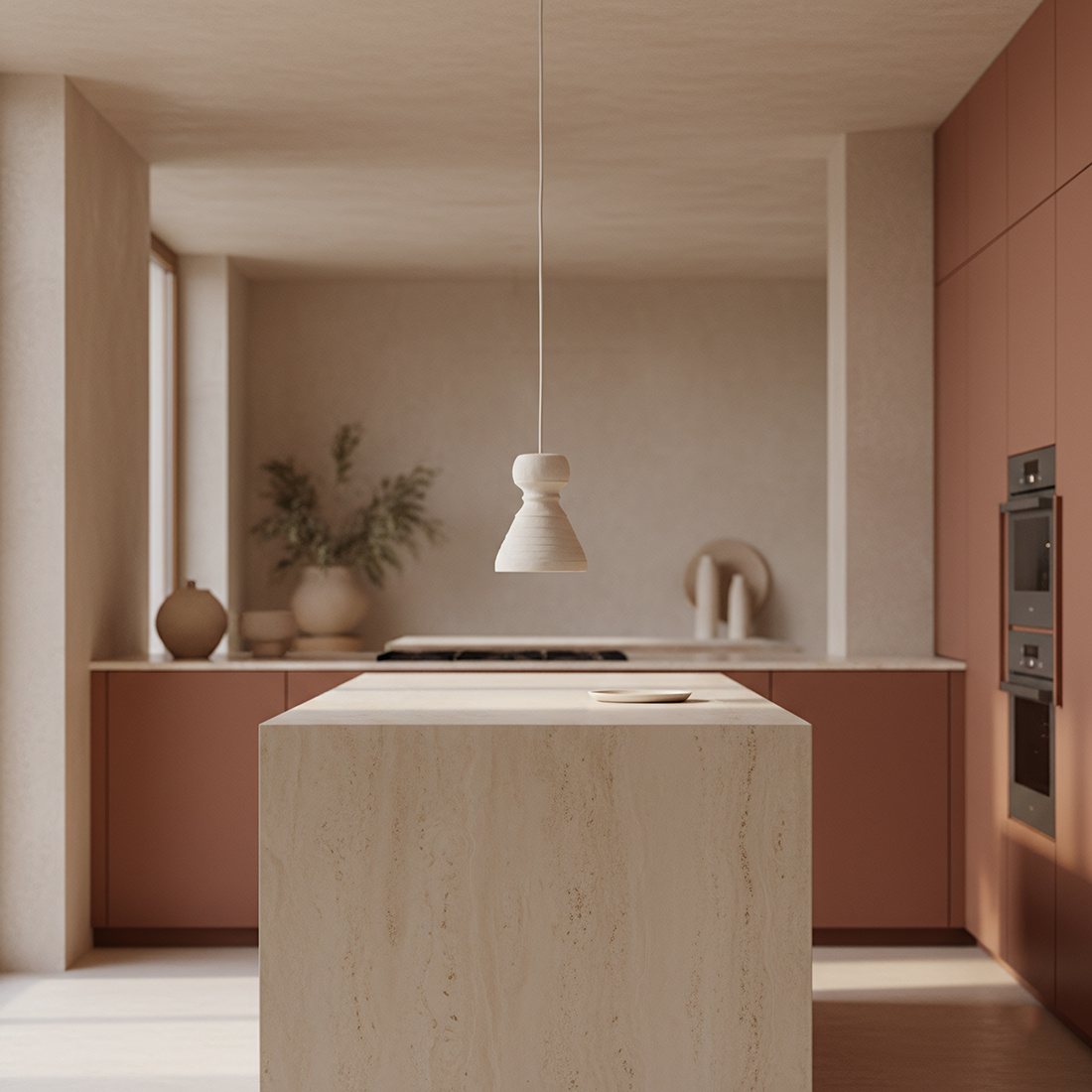 Raw Materials Amsterdam Krijt Hanglamp Kanoi | 15 x 15 x 20,5 cm