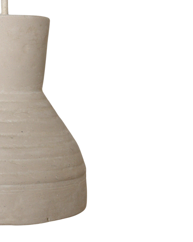 Raw Materials Amsterdam Chalk Hanglamp | Sukkur | 15 x 15 x 17,5 cm