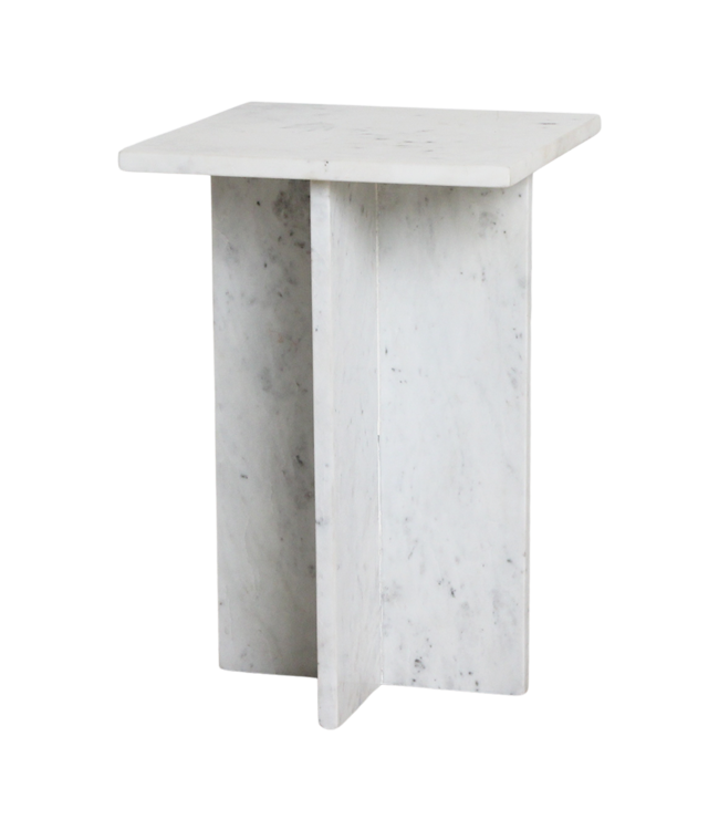 Raw Materials Amsterdam Bijzettafel | Beijing | Marmer | Wit