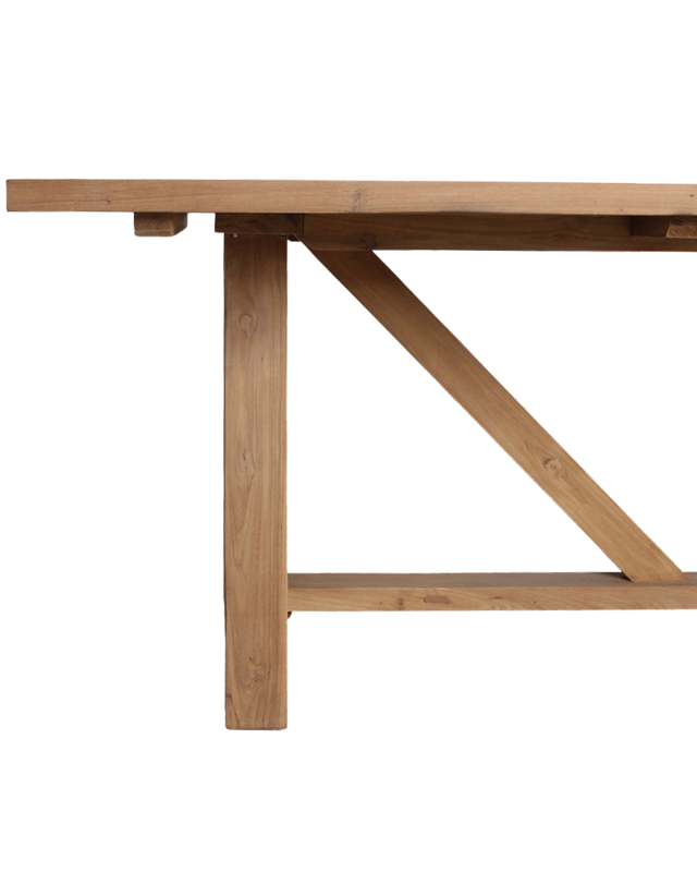 Raw Materials Amsterdam Tuintafel | Teakhout | Soleado | B100 x H75 x L240 cm