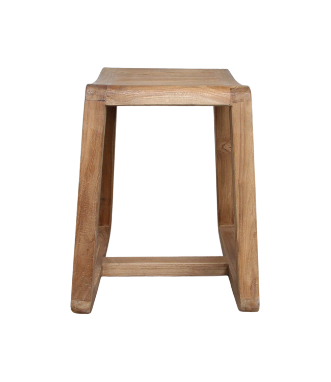 Raw Materials Amsterdam Schommelkruk | Teakhout | B36 x H45 x L49 cm