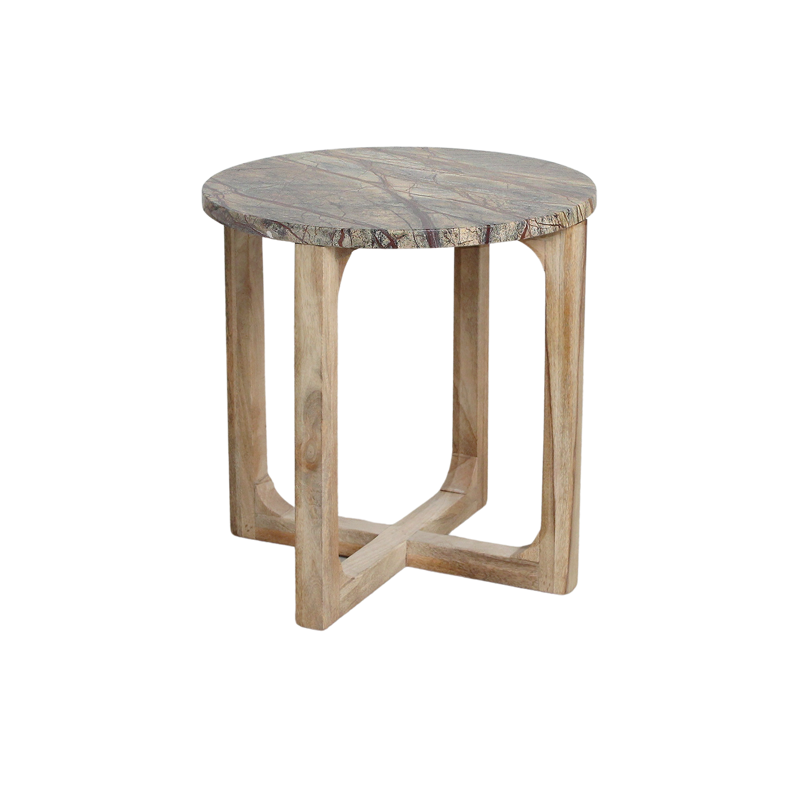 Raw Materials Amsterdam Bijzettafel Marmer | Bizar | 50 x 50 x 50 cm