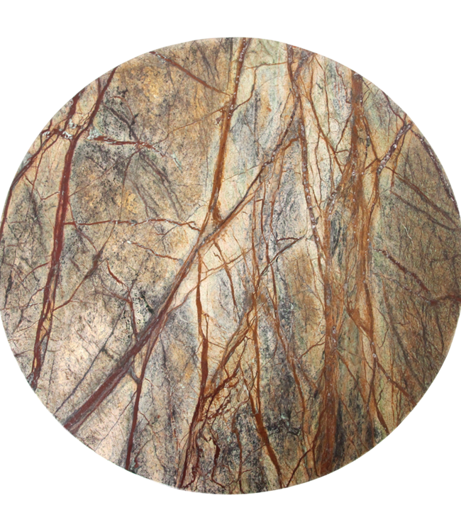 Raw Materials Amsterdam Bijzettafel Marmer | Bizar | 50 x 50 x 50 cm