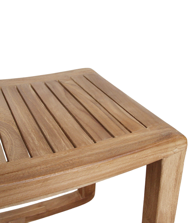 Raw Materials Amsterdam Schommelkruk | Teakhout | B36 x H45 x L49 cm