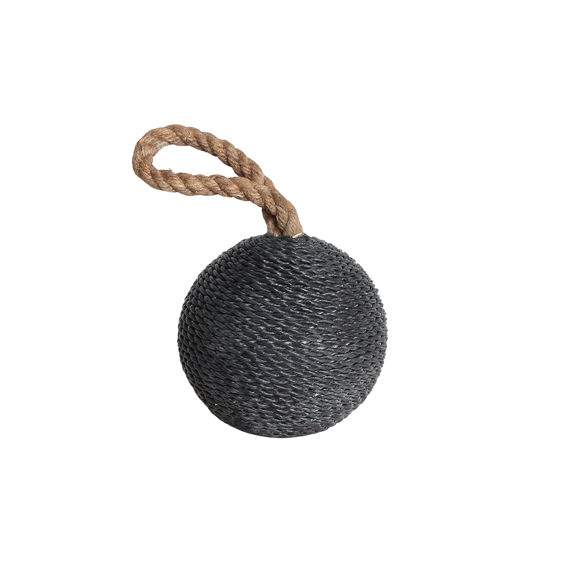 Raw Materials Amsterdam Deurstopper Bom | Zwart | B15 x H22 x L15 cm