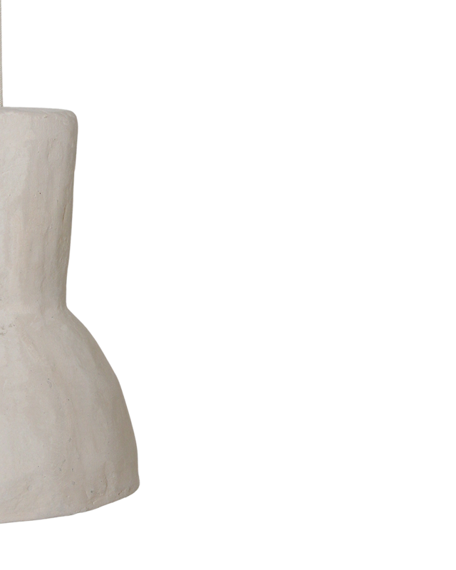 Raw Materials Amsterdam Krijt Hanglamp Moro | 15x15x21,5 cm