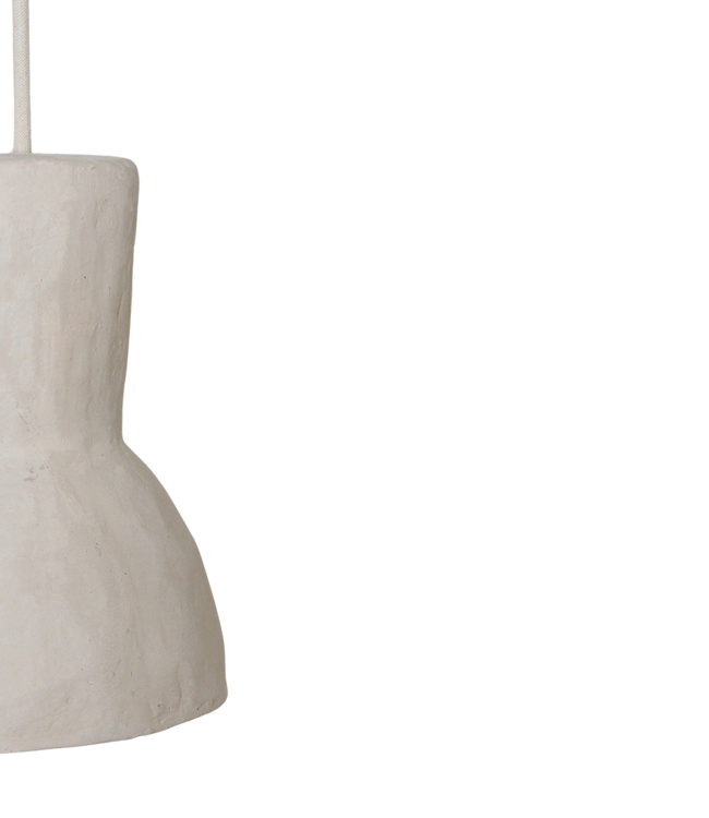 Krijt hanglamp Moro - 15x15x21,5 cm