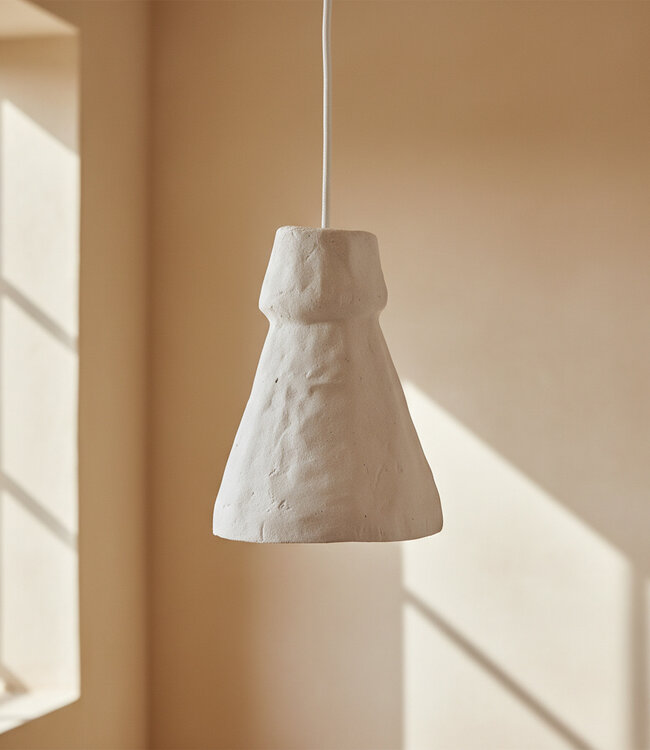 Raw Materials Amsterdam Hanglamp Pugal | Krijt | L17 x B17 x H23,5 cm
