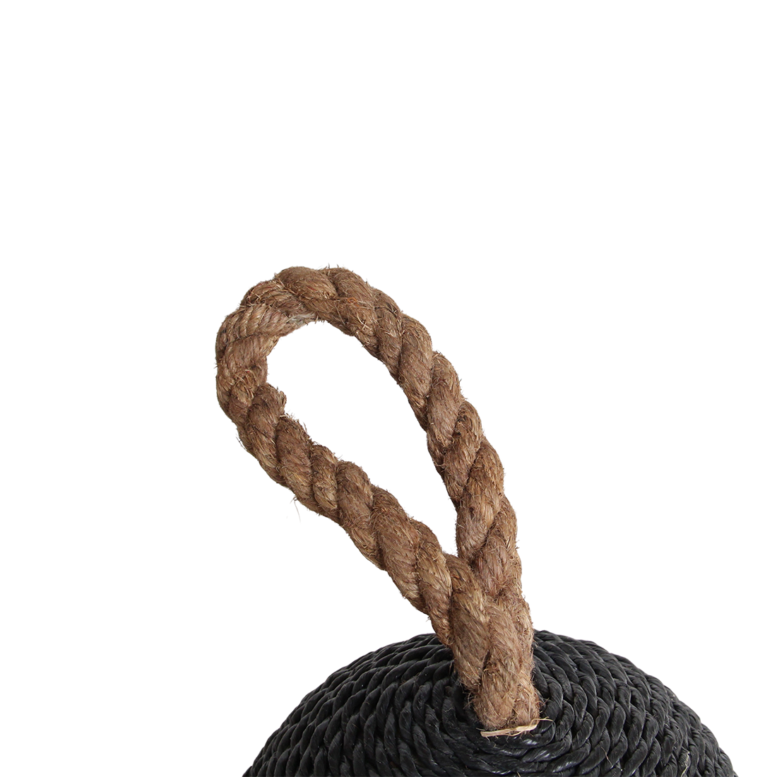 Raw Materials Amsterdam Deurstopper Bom | Zwart | B15 x H22 x L15 cm