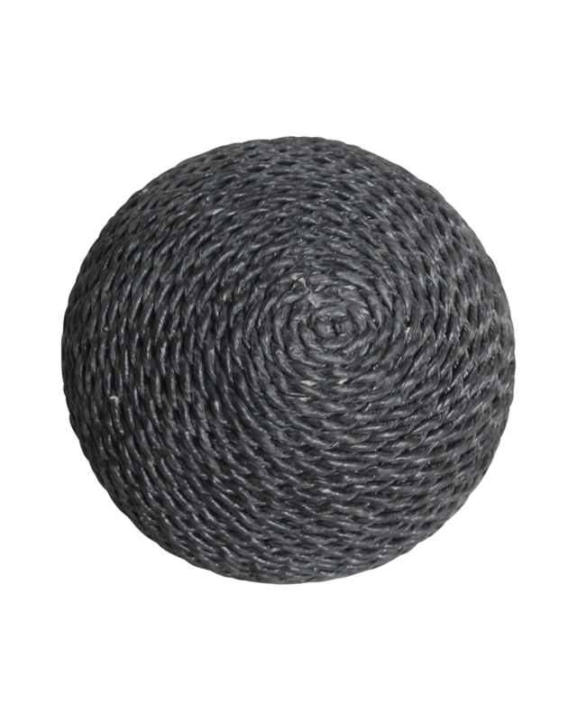 Raw Materials Amsterdam Deurstopper Bom | Zwart | B15 x H22 x L15 cm