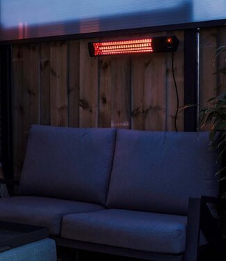 SUNRED Triangle Dark Slim wandmodel | Zwart | 77 x 15,5 x 13 cm