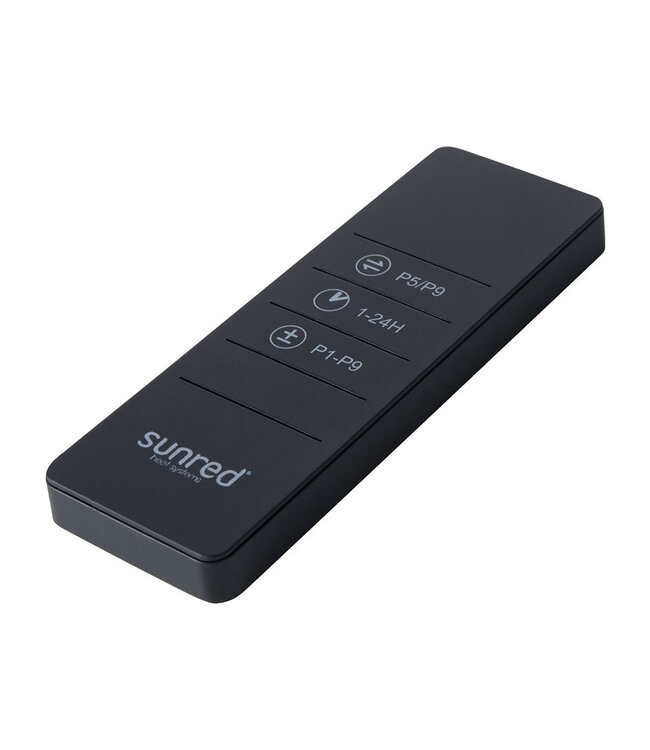 SUNRED Triangle Dark Slim wandmodel | Zwart | 77 x 15,5 x 13 cm